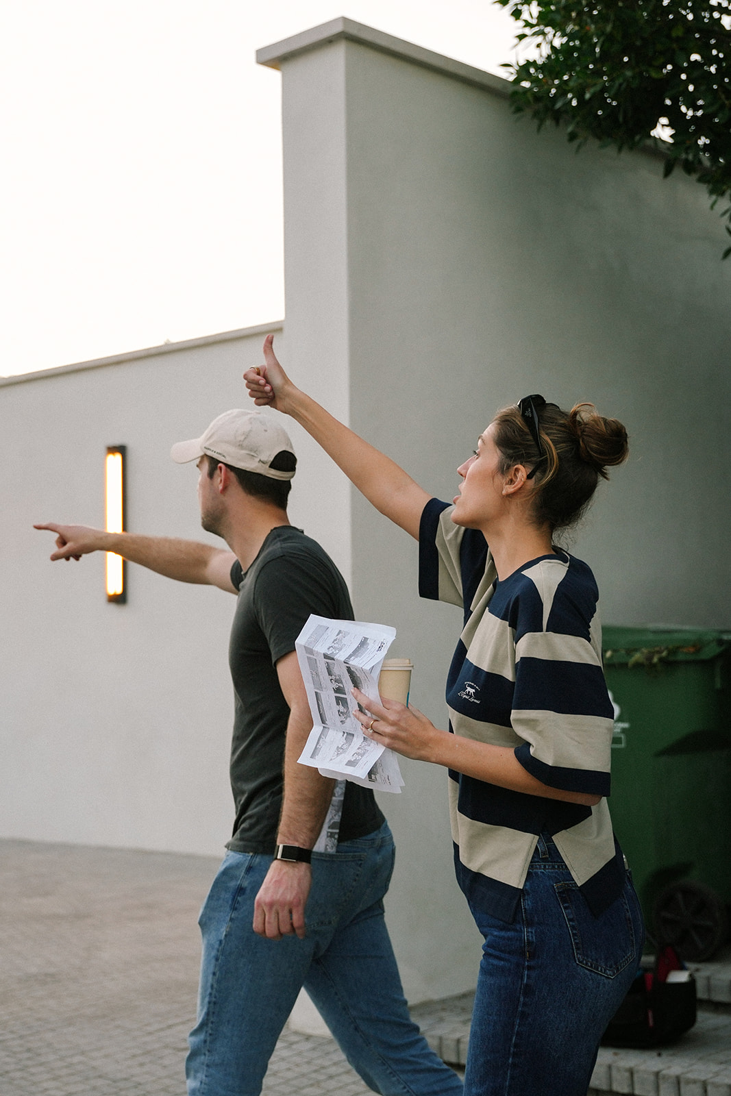 Between Names on set